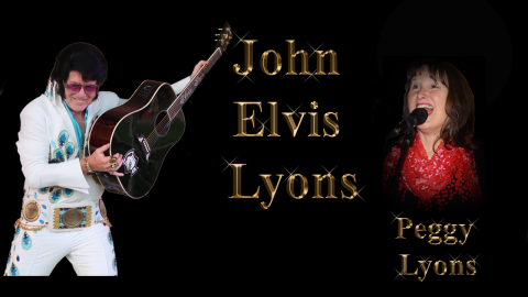 John Elvis playing the guitar.